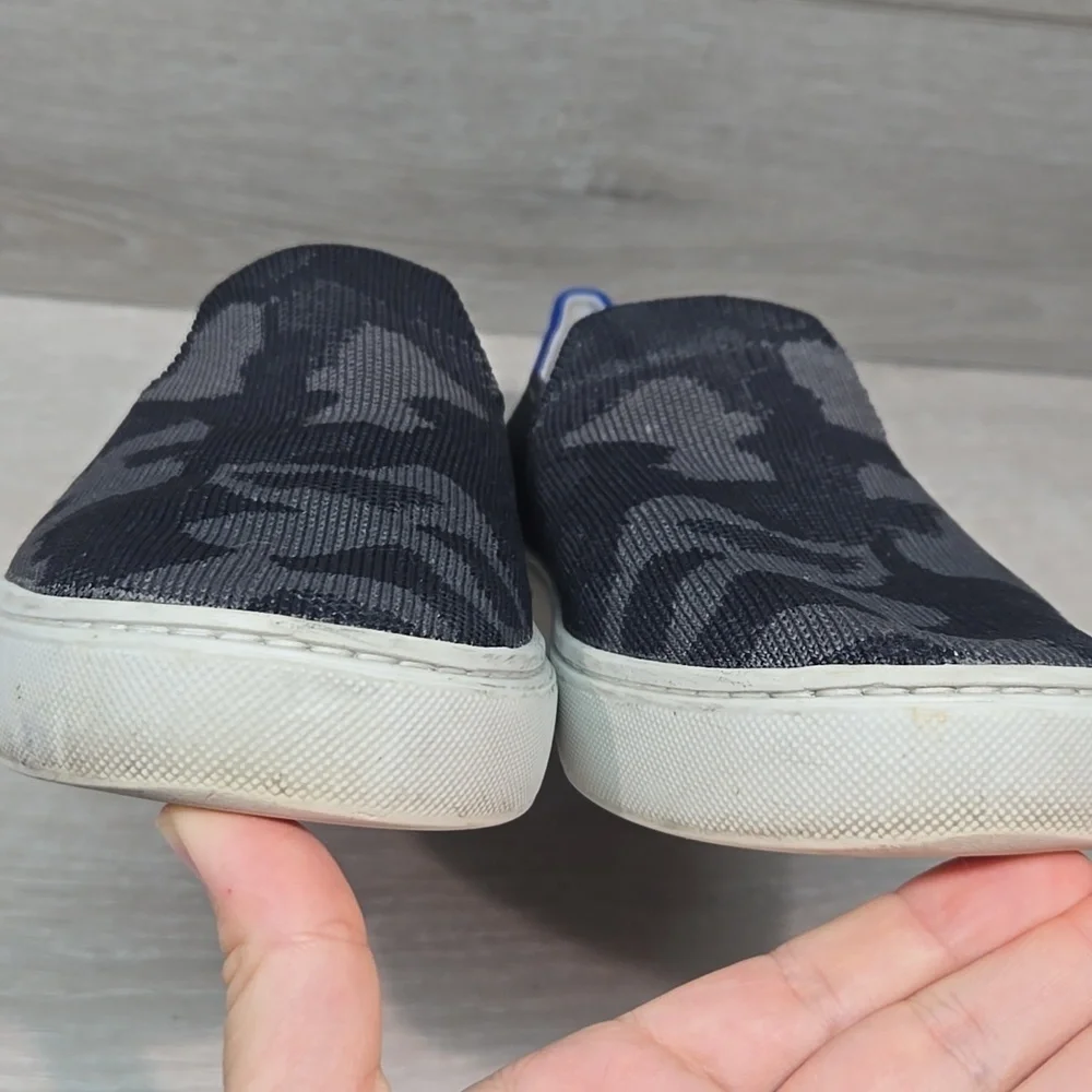 Rothy's Women Camouflage Slip-On Sneakers Loafers Shoes Sz 8.5